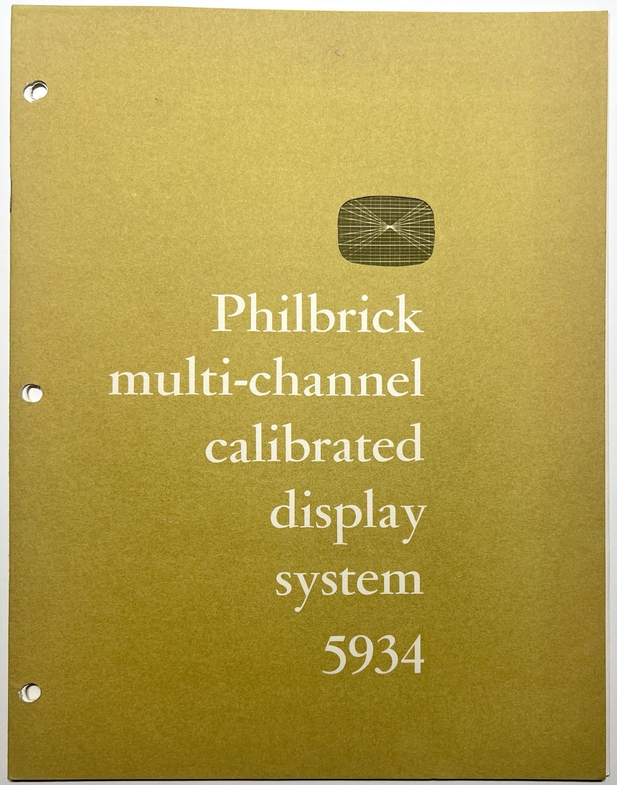 1961 PHILBRICK 5934 MULTI CHANNEL CALIBRATED DISPLAY SYSTEM BROCHURE BOSTON MASS