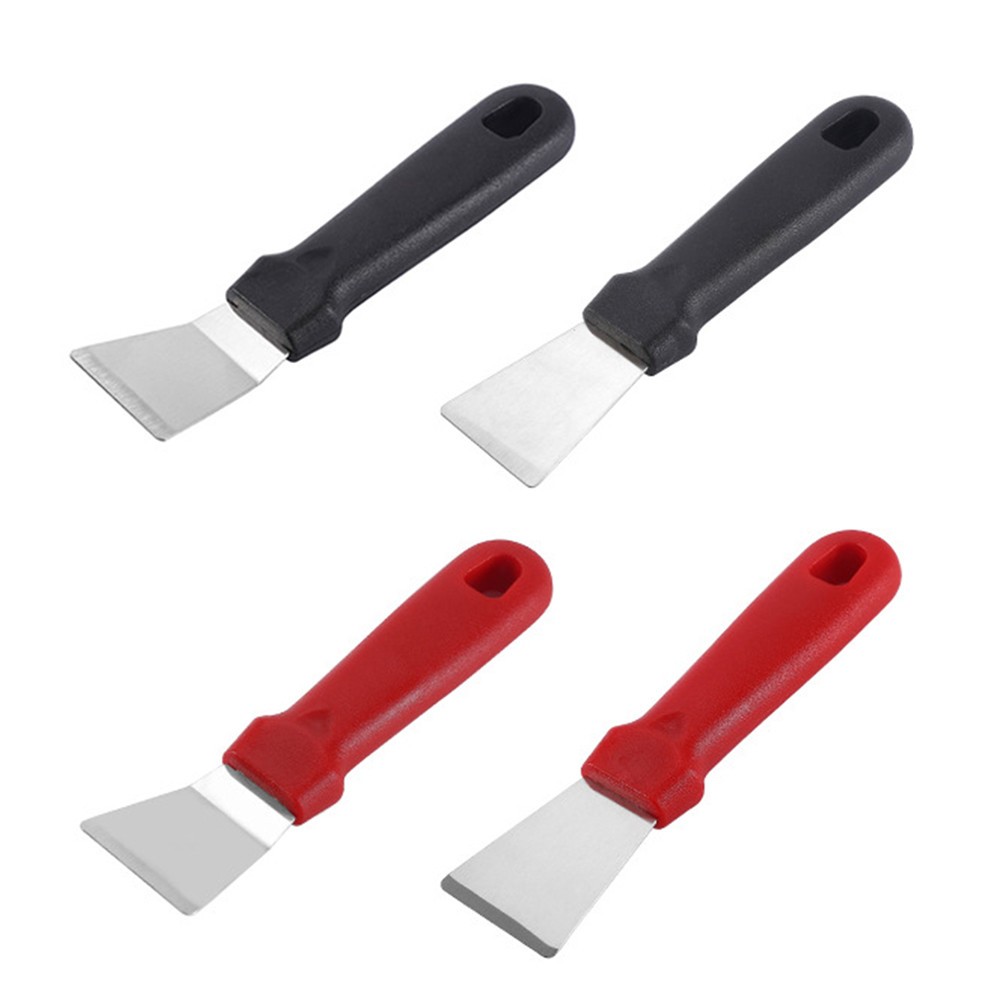 4 PCS Refrigerator Ice Scoop Metal Freezer Kitchen Cleaning Spatula