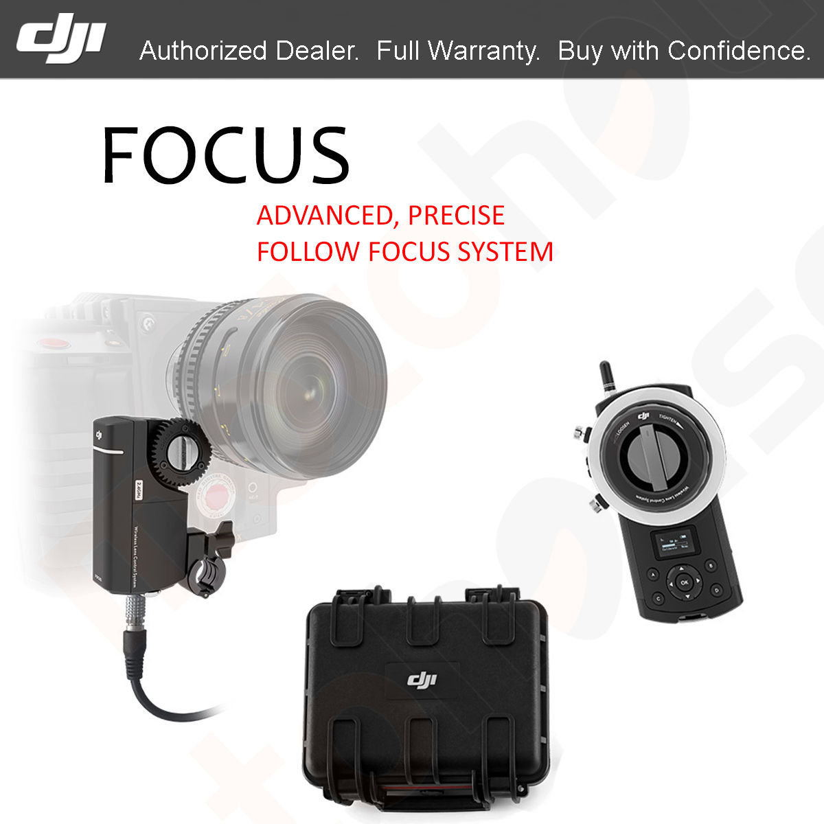 DJI Focus Wireless Follow Focus System Zenmuse X5 & X5R Cameras Ronin-M -MX