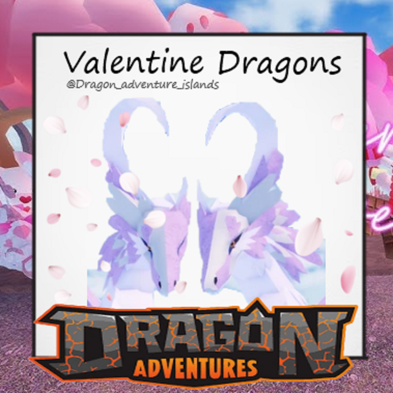 Valentine Dragons | Dragon Adventures | Roblox