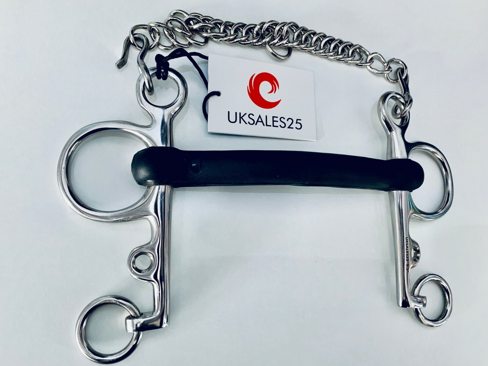 Rubber Mouth Pelham Bit (UKSALES25® Horse Bits) *SAME DAY DISPATCH*