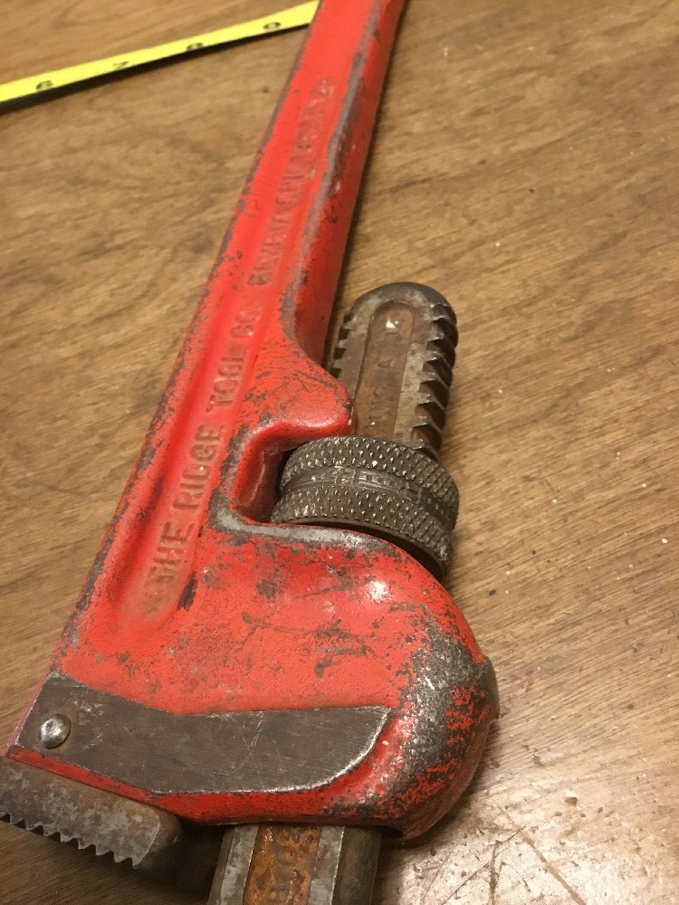 Ridgid Pipe Monkey Wrench Ridge Tool Heavy Duty 14