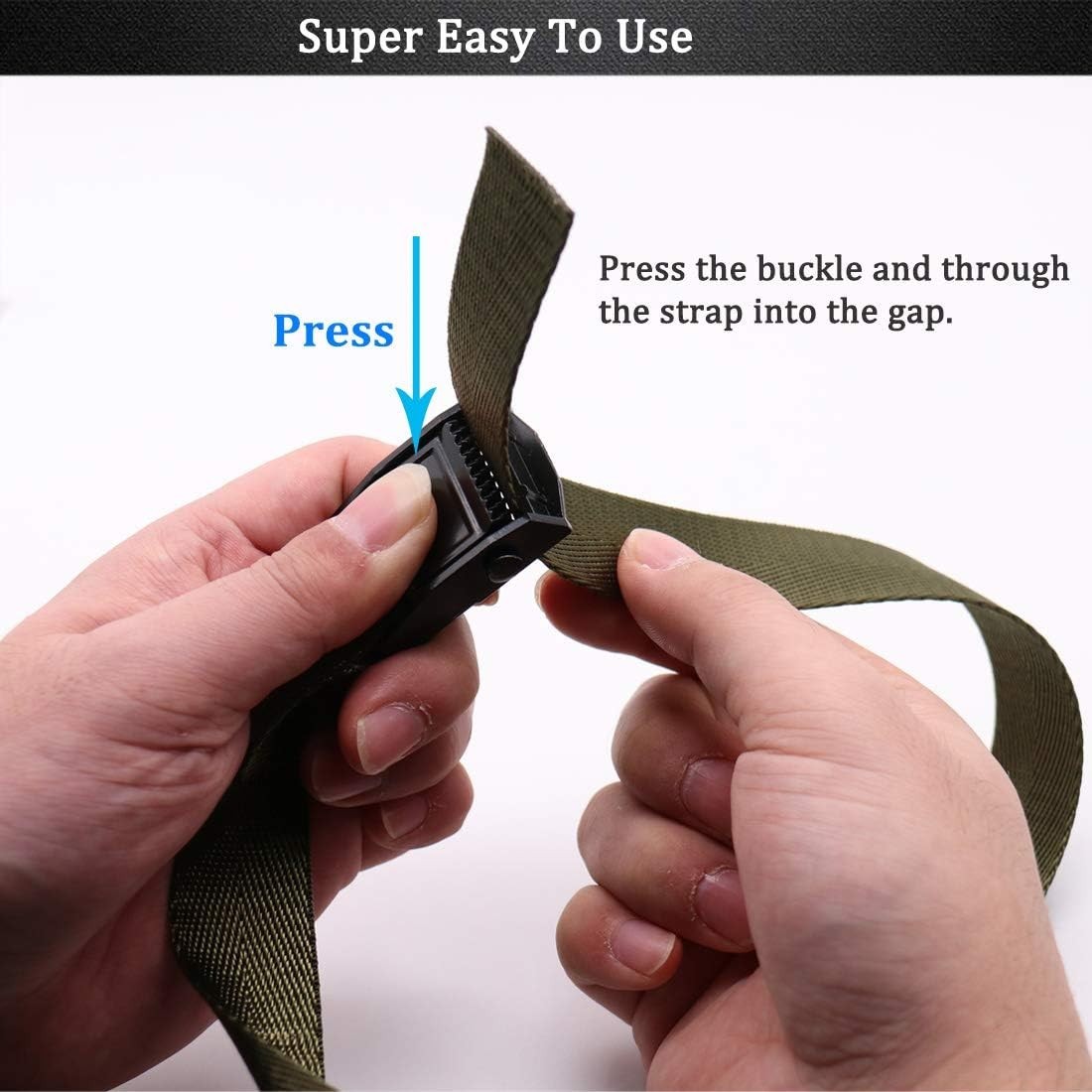Tree Stand Stabilizer Straps - Durable Nylon for Secure Hunting Gear
