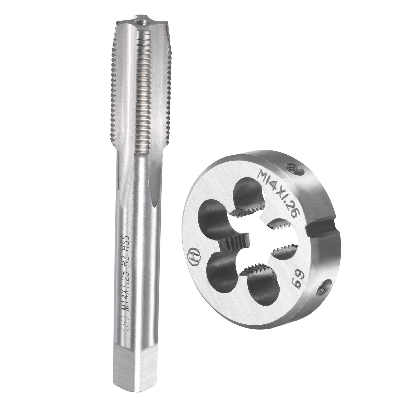 M14 x 1.25mm Metric Tap and Die Set HSS Machine Thread Tap