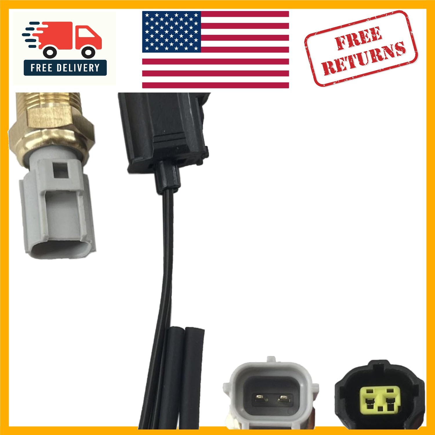 Durable Engine Coolant Temperature Sensor F5AF-12A648-AA with 1-