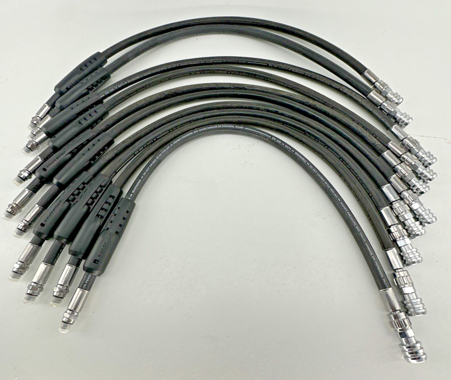 Scuba BC Inflator Hoses Lot of 10 – 26” Quick Disconnect EN250 29 Bar