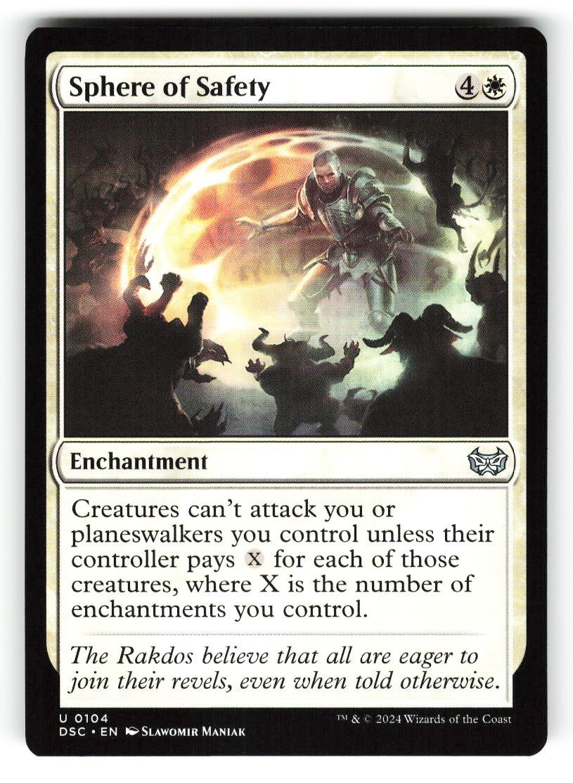 Sphere Of Safety #104 (NM) (DSC) (Non-Foil) MTG Magic