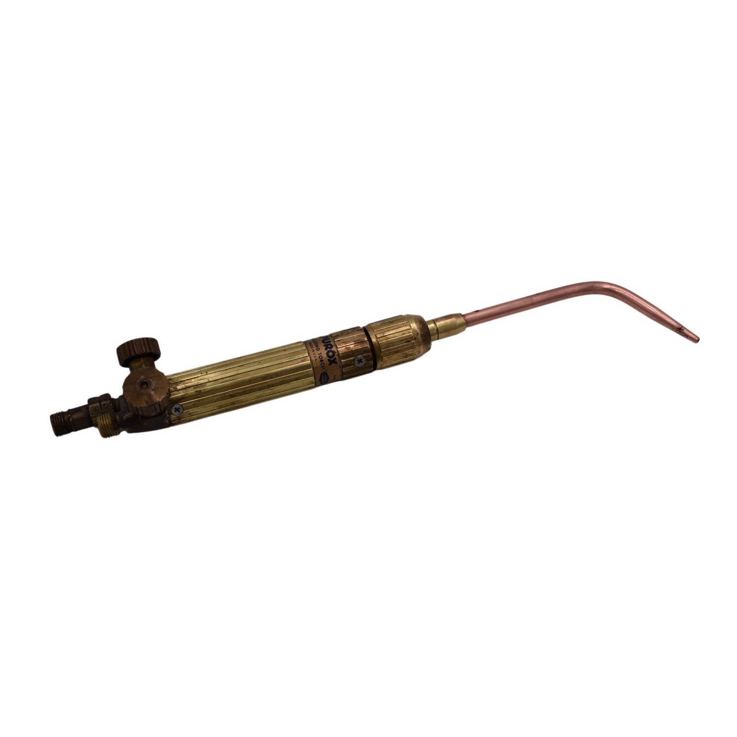 Vtg PUROX Oxy-Acetylene Brass Welding Torch with Copper Tip