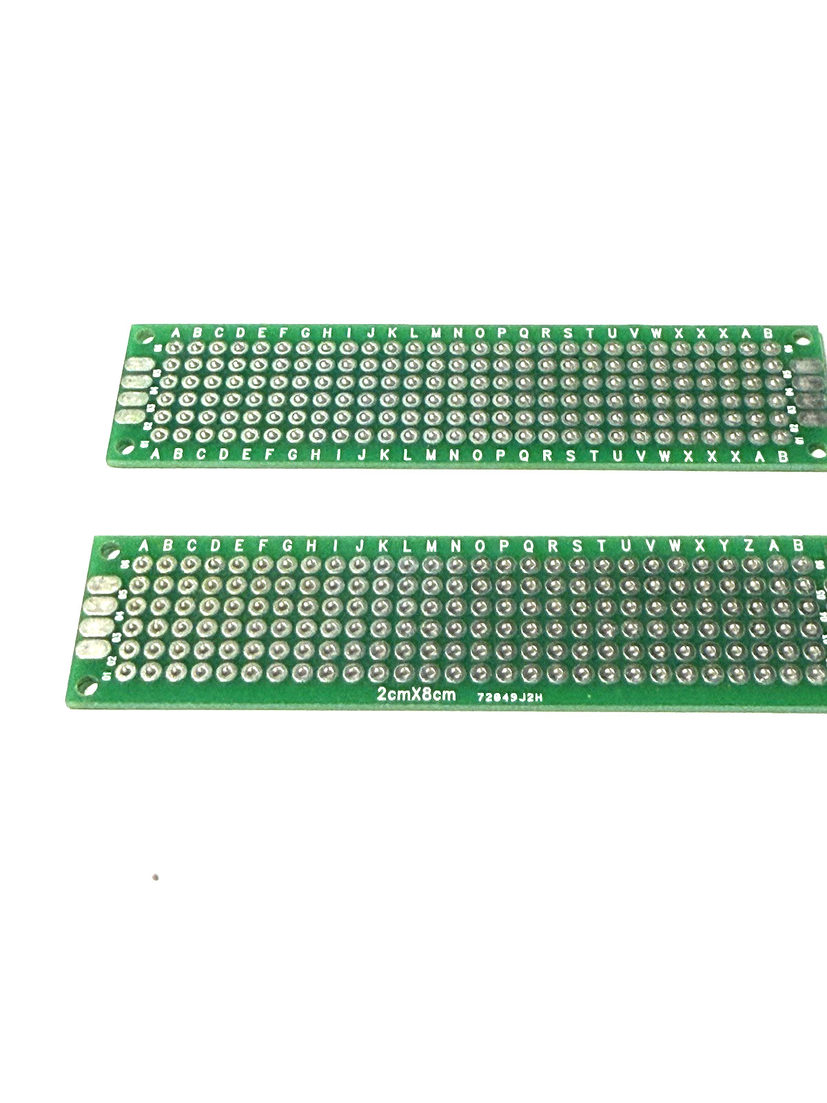 set of two 20 mm x 80 mm  Universal Breadboard double  side  168 points