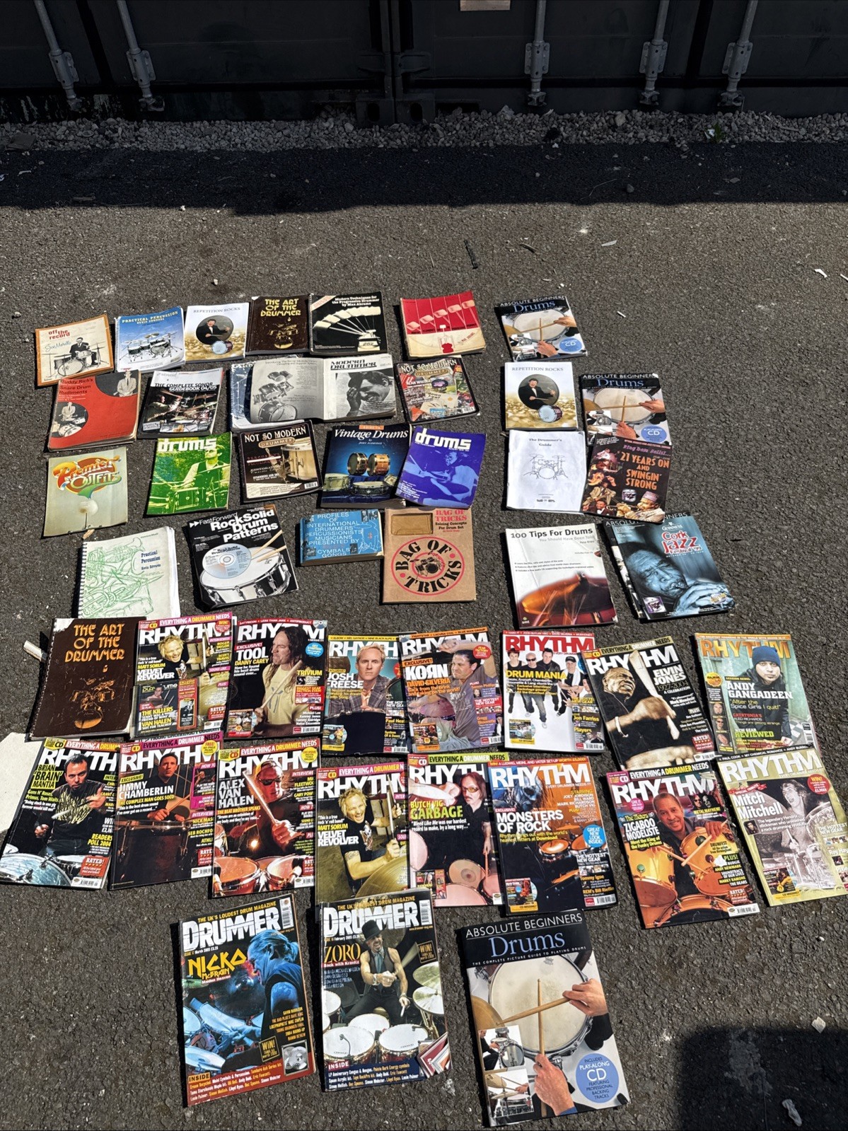 Vintage Drum Tuition Books. Rhythm Mags. Great For Teacher’s Library. Free P&P.