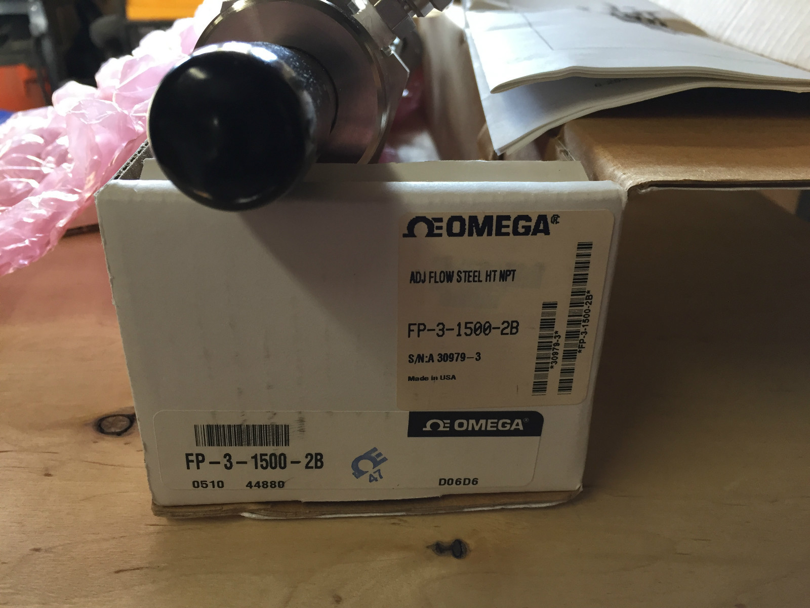 Omega METAL HOT-TAP FLOW SENSOR FP-3-1500-2B