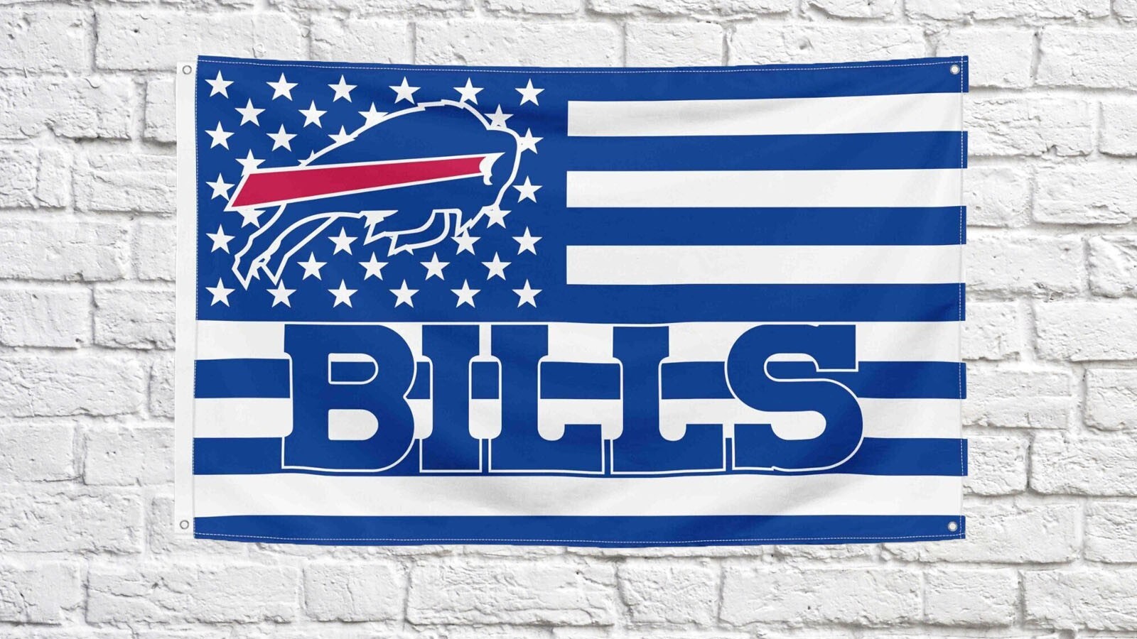 Buffalo Bills Football fans 3x5 ft American Flag - Ideal NFL Gift Banner