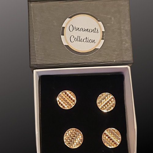 Magnetic Horse Show Number Pins Gold Makin Trax Concho Set of 4 NEW
