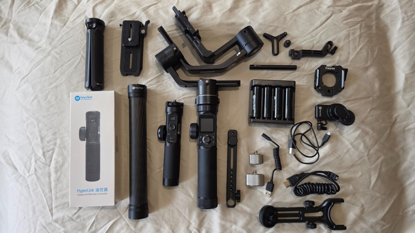 FeiyuTech AK4500 Gimbal Kit | Essential Kit, Focus Motor, Extra Hyperlink Remote
