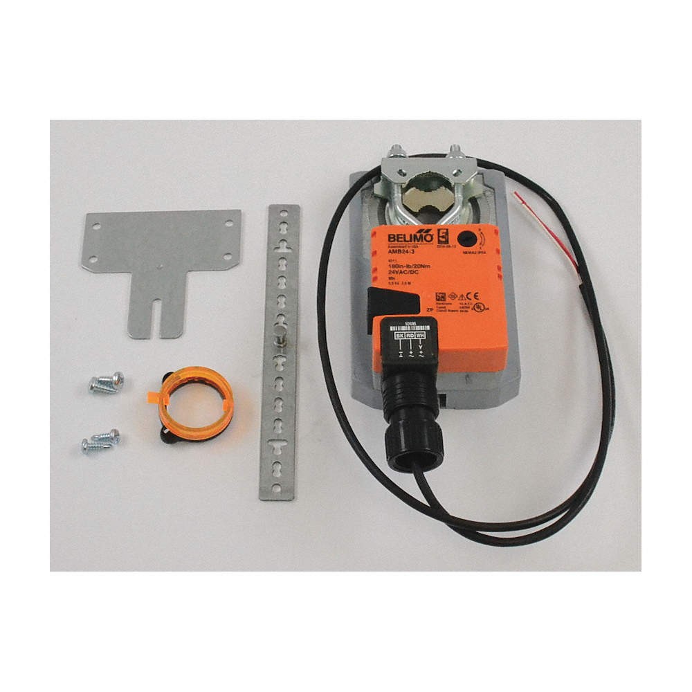 BELIMO AMB24-3 Actuator, Damper, 180 in-lb, 24V AC/DC 35YK09