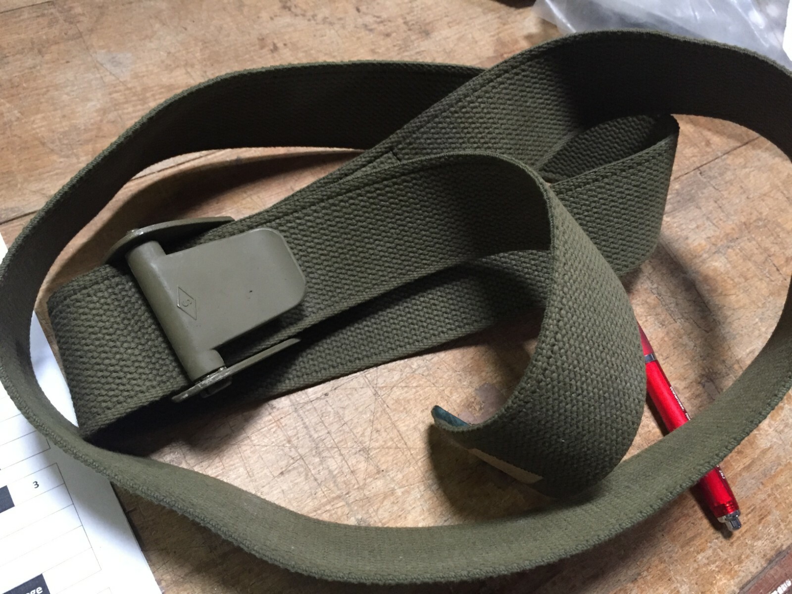 US Military Olive Drab utility strap 5530-00-784-4205  A32