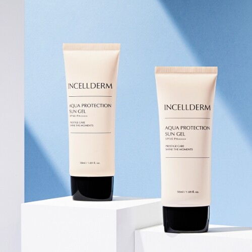INCELLDERM Aqua Protection Sun Gel 50ml SPF50+ / PA+++ Sunscreen Sun Cream