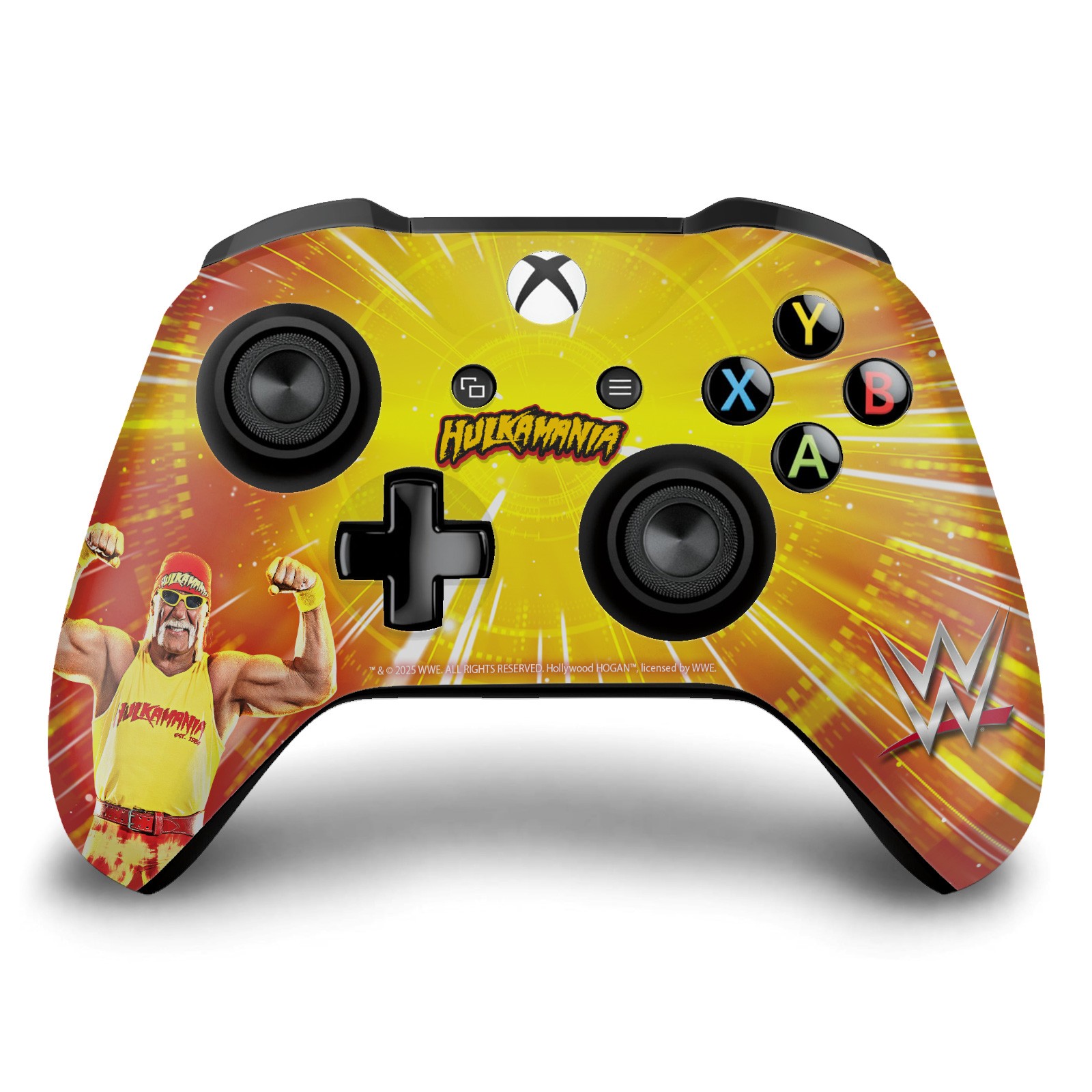OFFICIAL WWE HULK HOGAN MATTE VINYL SKIN DECAL FOR XBOX ONE S / X CONTROLLER