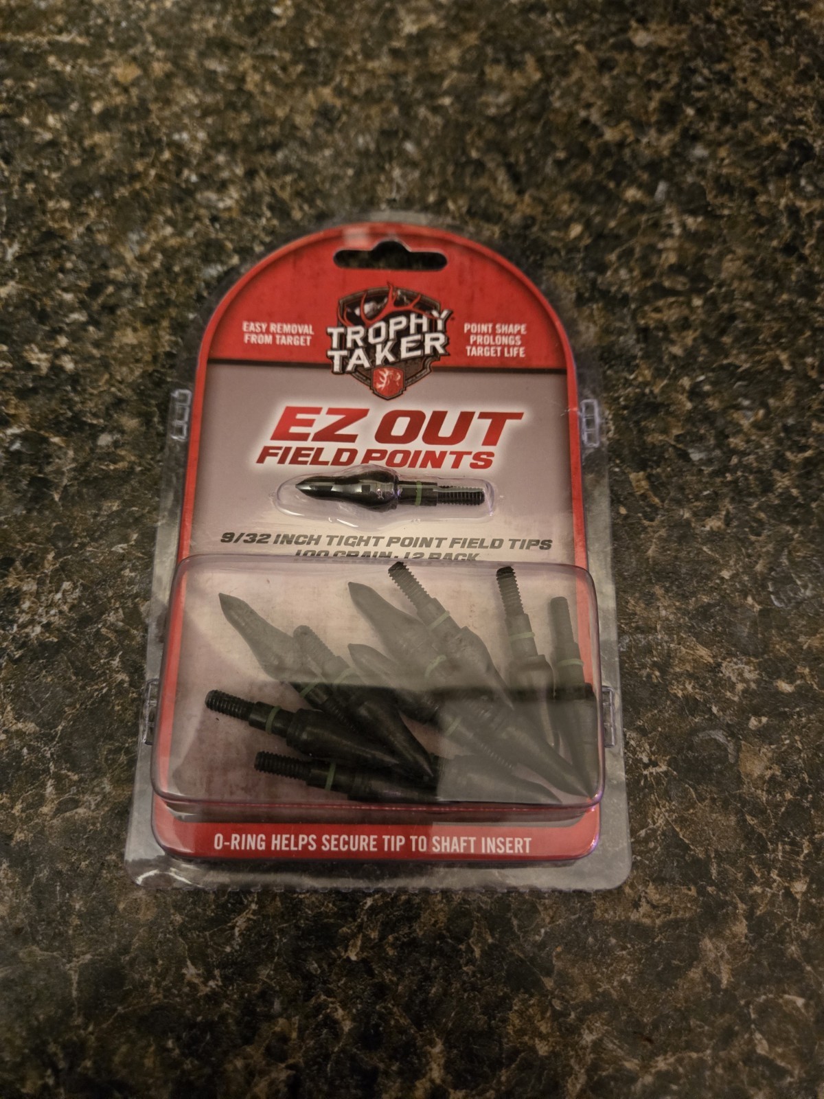 Trophy Taker EZ Out Field Points 9/32 inch 100 Grain 12 Pack