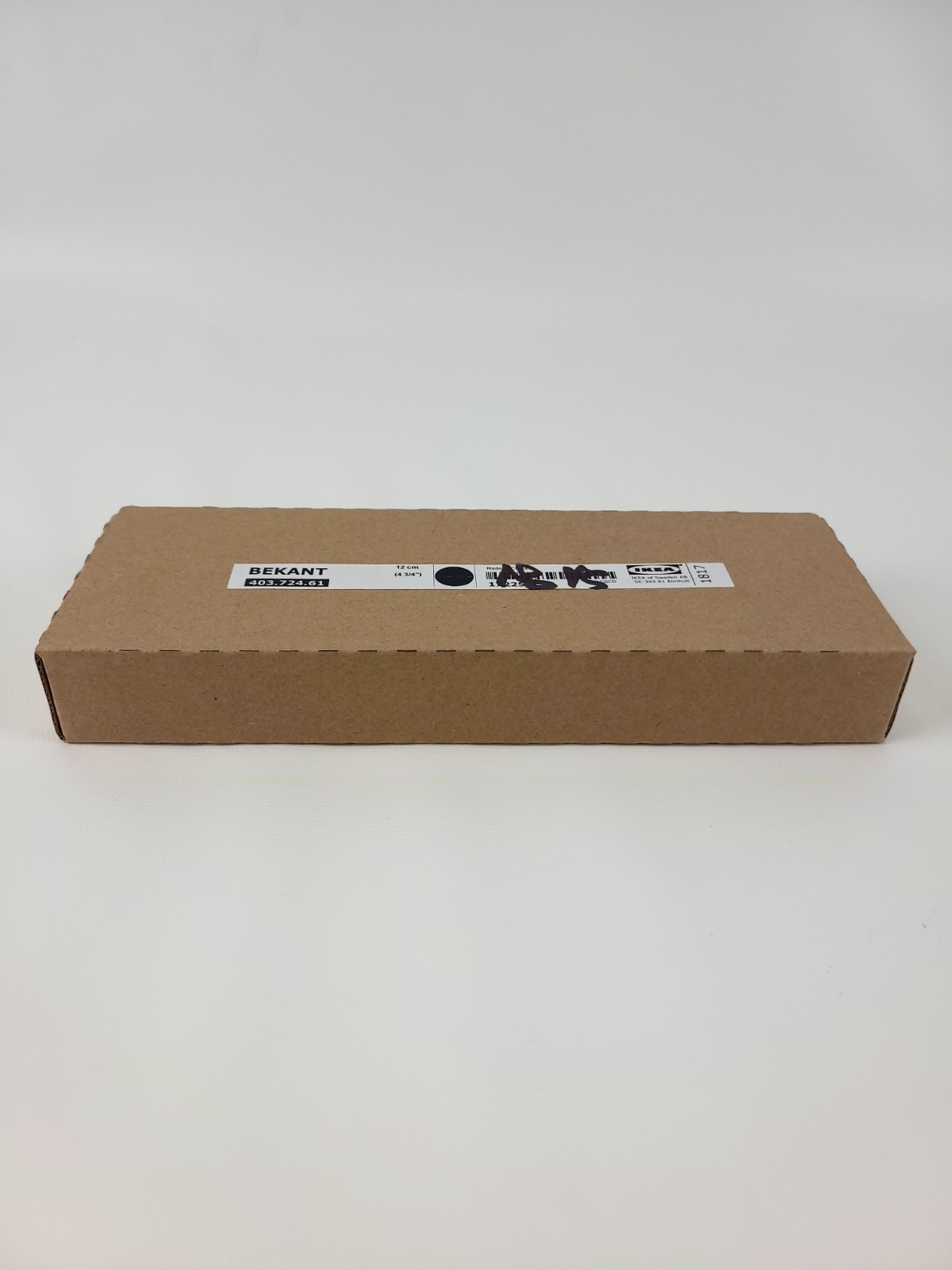 IKEA BEKANT Leg Black, 4 Legs per Pack 403.724.61 Steel Sealed New Discontinued
