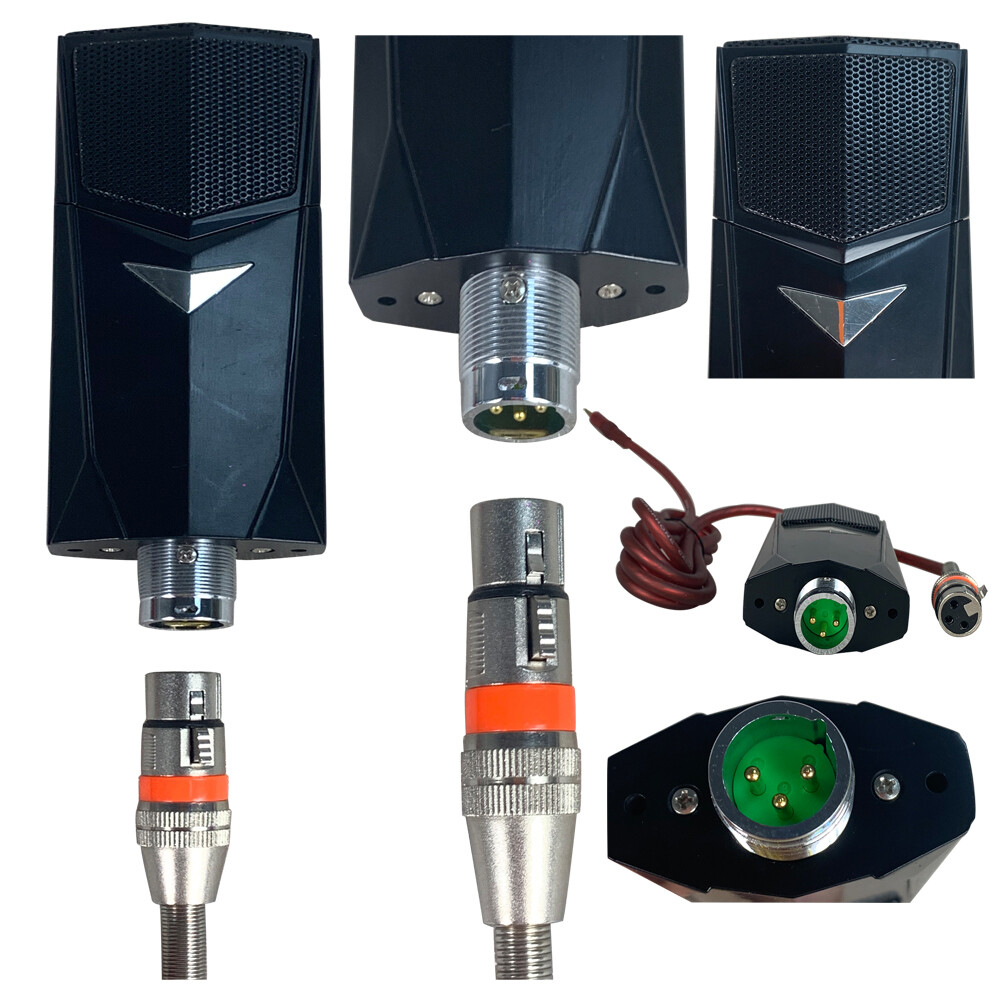 Cardioid Microphone Condenser Kit For Studio Live Recording Broadcast Chat Mic