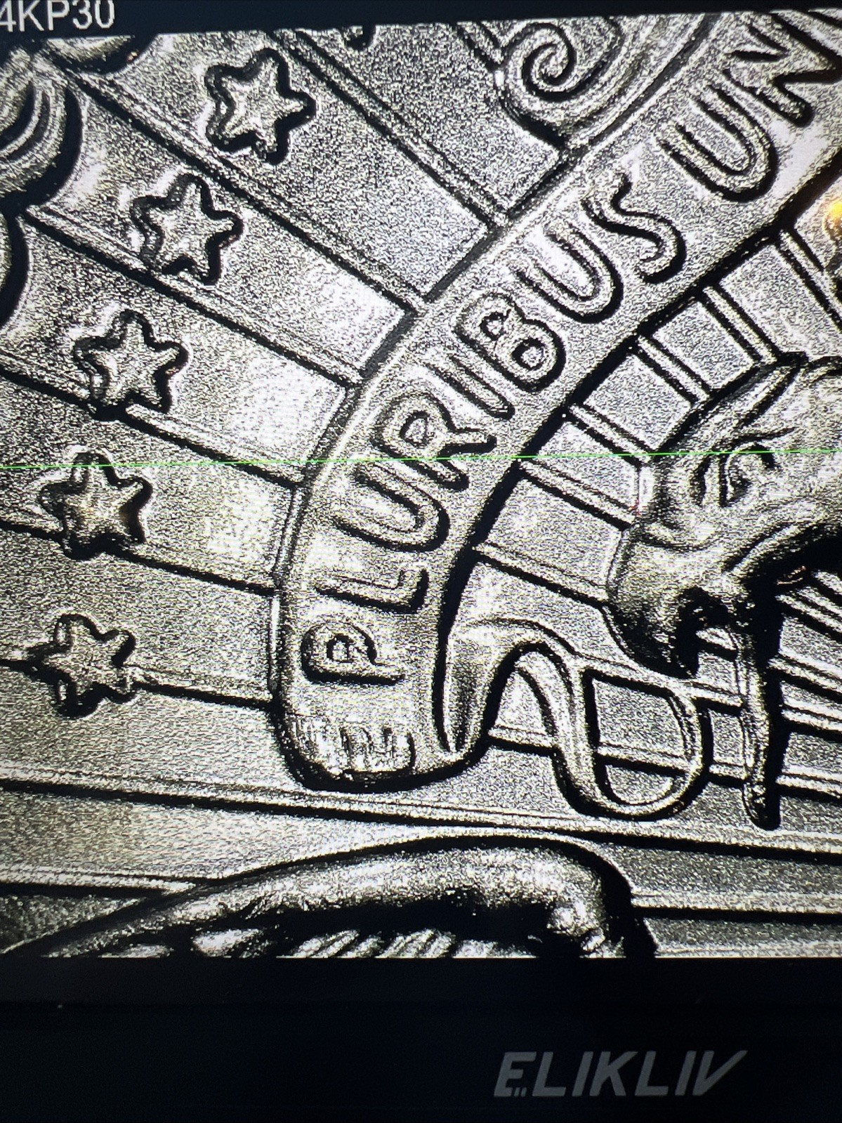 2025D 50c-Error- E Pluribus Appears To Be A Grease Strike Error