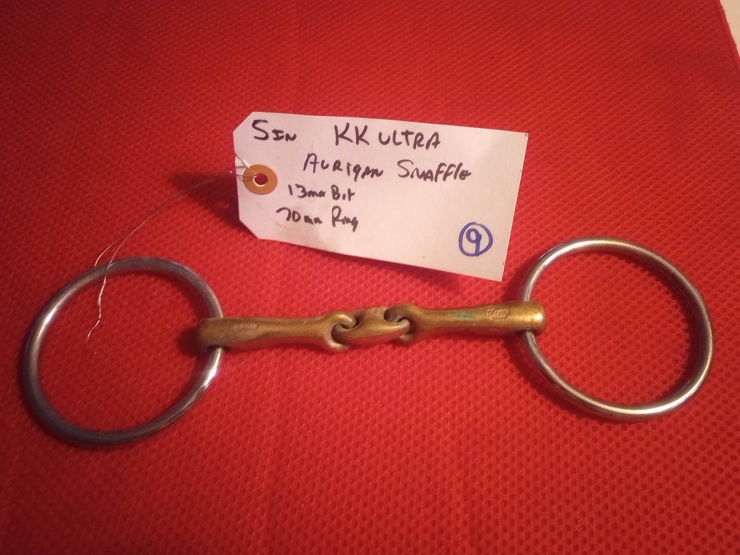 5 " KK Ultra Aurigan Snaffle 13 Mm Bit 70 Mm Loose Ring 5 in