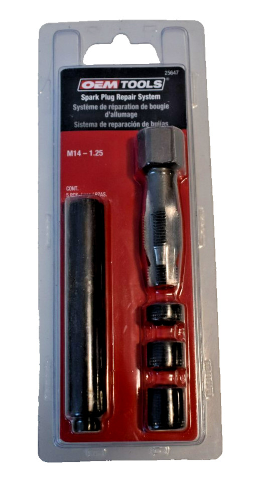 OEM TOOLS 25647 Fix A Thread Repair System Spark Plug Repair Size M14 - 1.25