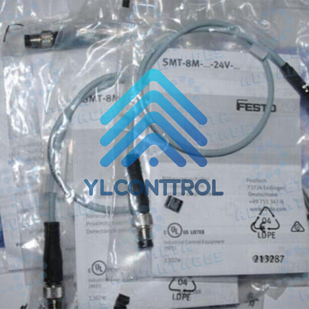 FESTO SMT-8M-PS-24V-K-0.3-M8D 3-PIN Proximity Switch New In Box