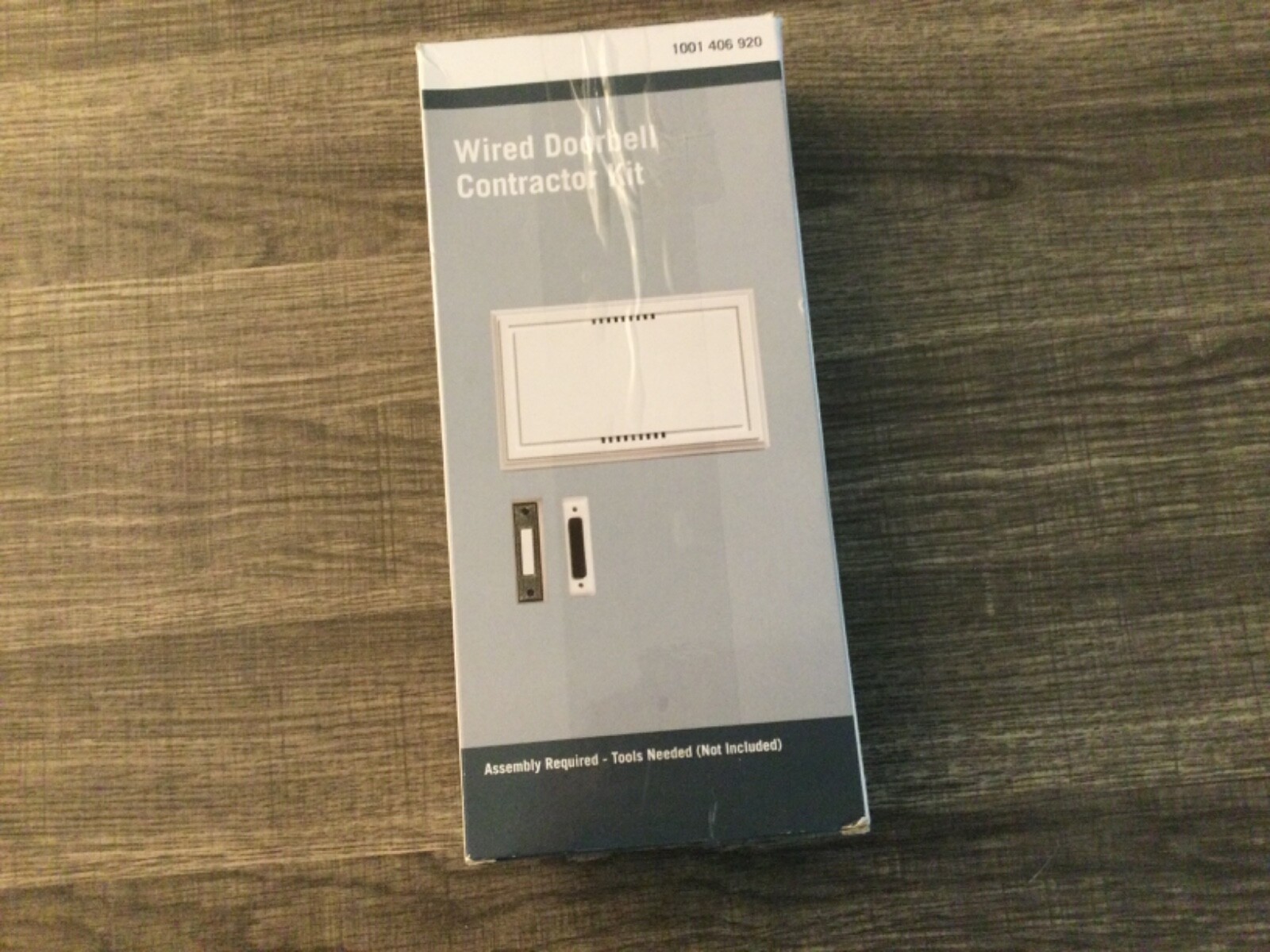 Wired Door Bell Deluxe Contractor Kit 1001406920 White & Brushed Nickel Buttons