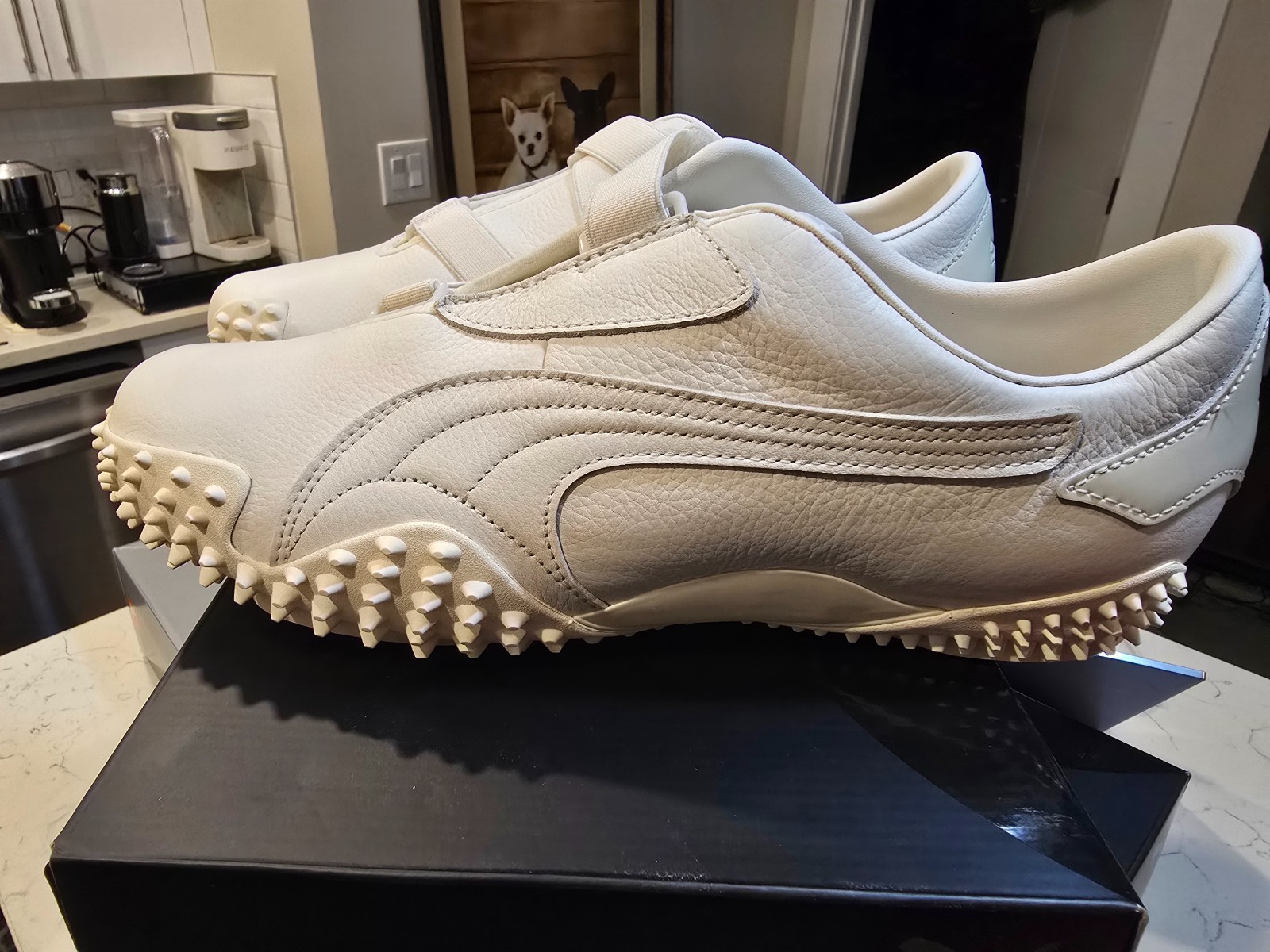 Puma Mostro Leather  Frosted Ivory 402273-02 Mens Size 10 Shoes Sneakers