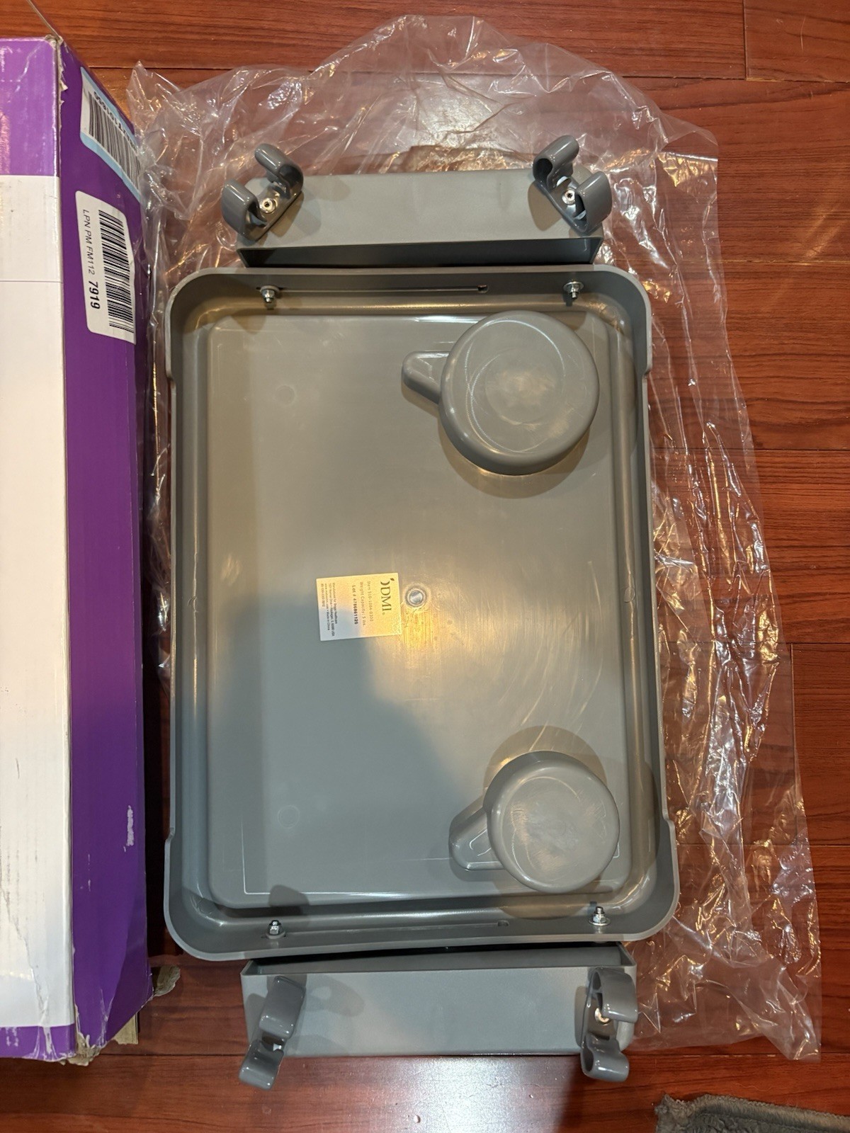 DMI Walker Tray, Rollator Tray, Mobility & Walker Accessory Tray Table Fits Most