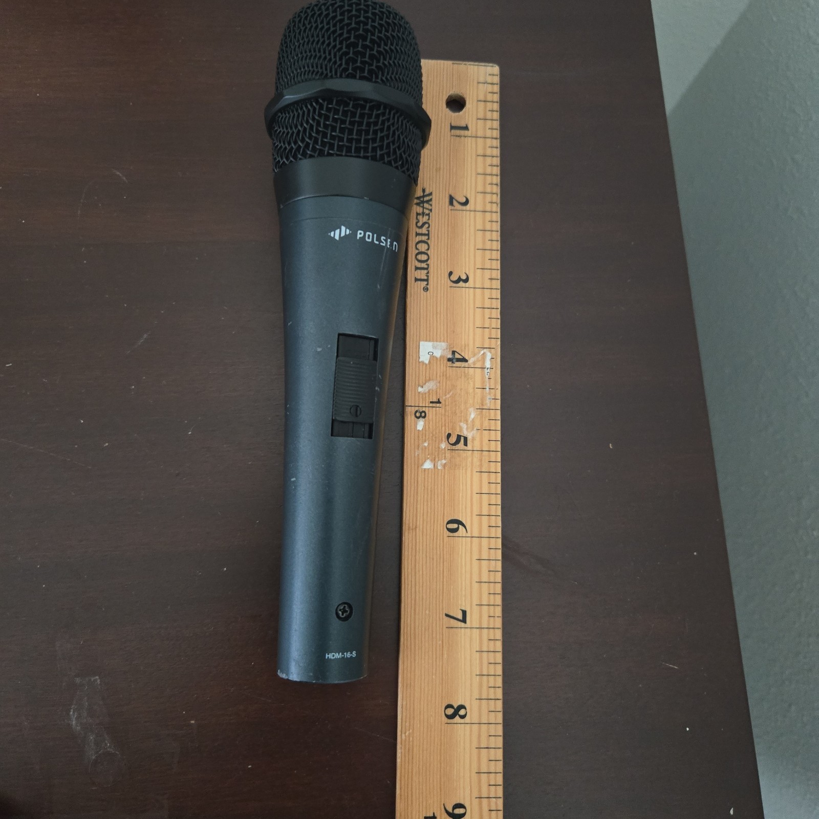 Polsen HDM-16-S Handheld Dynamic Performance Microphone w Live Wire Prem Cord