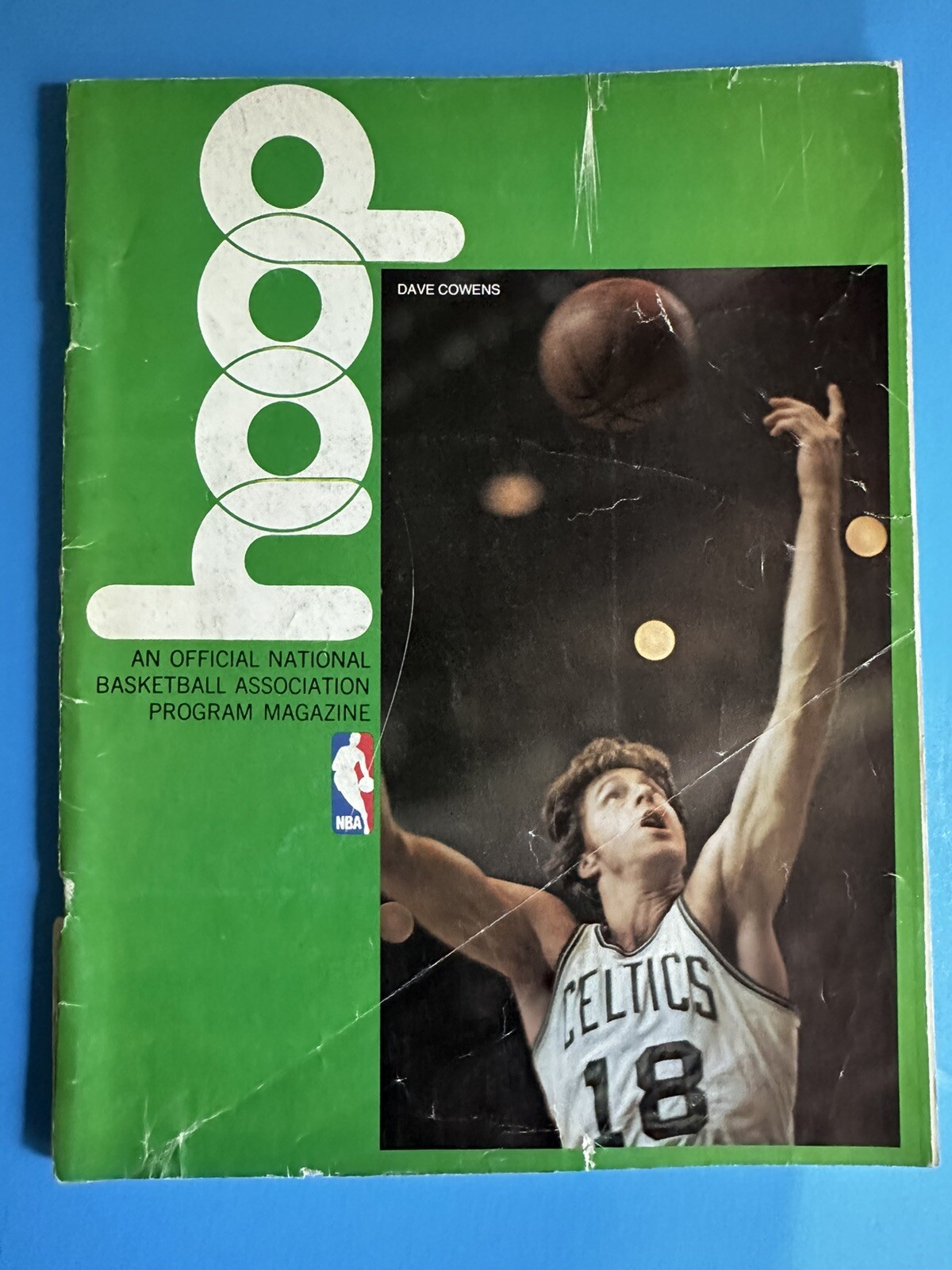 Hoop Magazine 1978 NBA Program 76ers vs Celtics Dave Cowens Cover