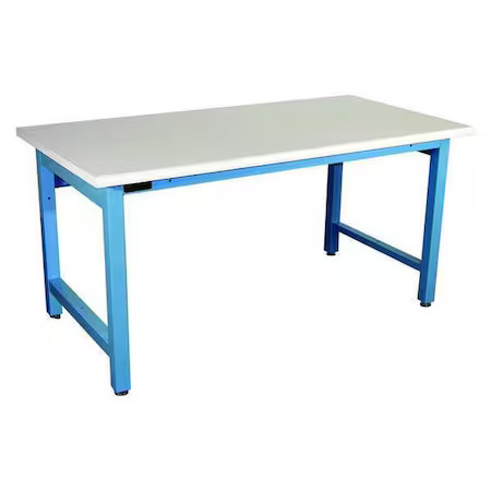 PROLINE HD6030P/HDLE-L14-SW806-PF90 Workstation, Plastic, Rolled Edge, Blue