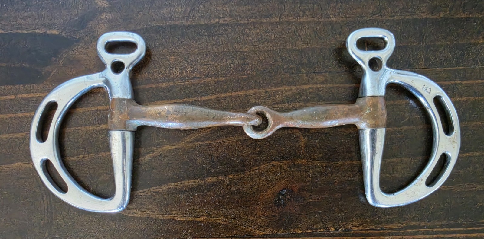 Single Joint Copper Mouth Kimberwick Horse Bit