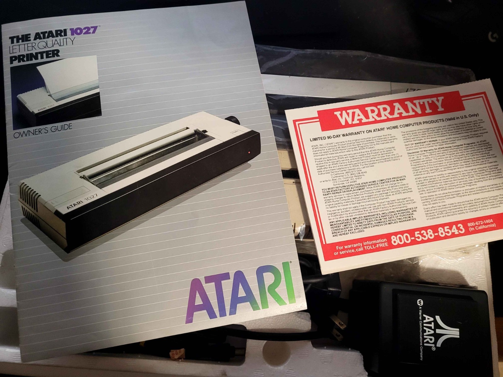 Atari 1027, Letter Quality Printer Original Box New
