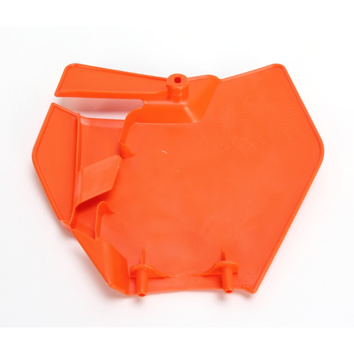 Acerbis Orange Front Number Plate - 2421125226