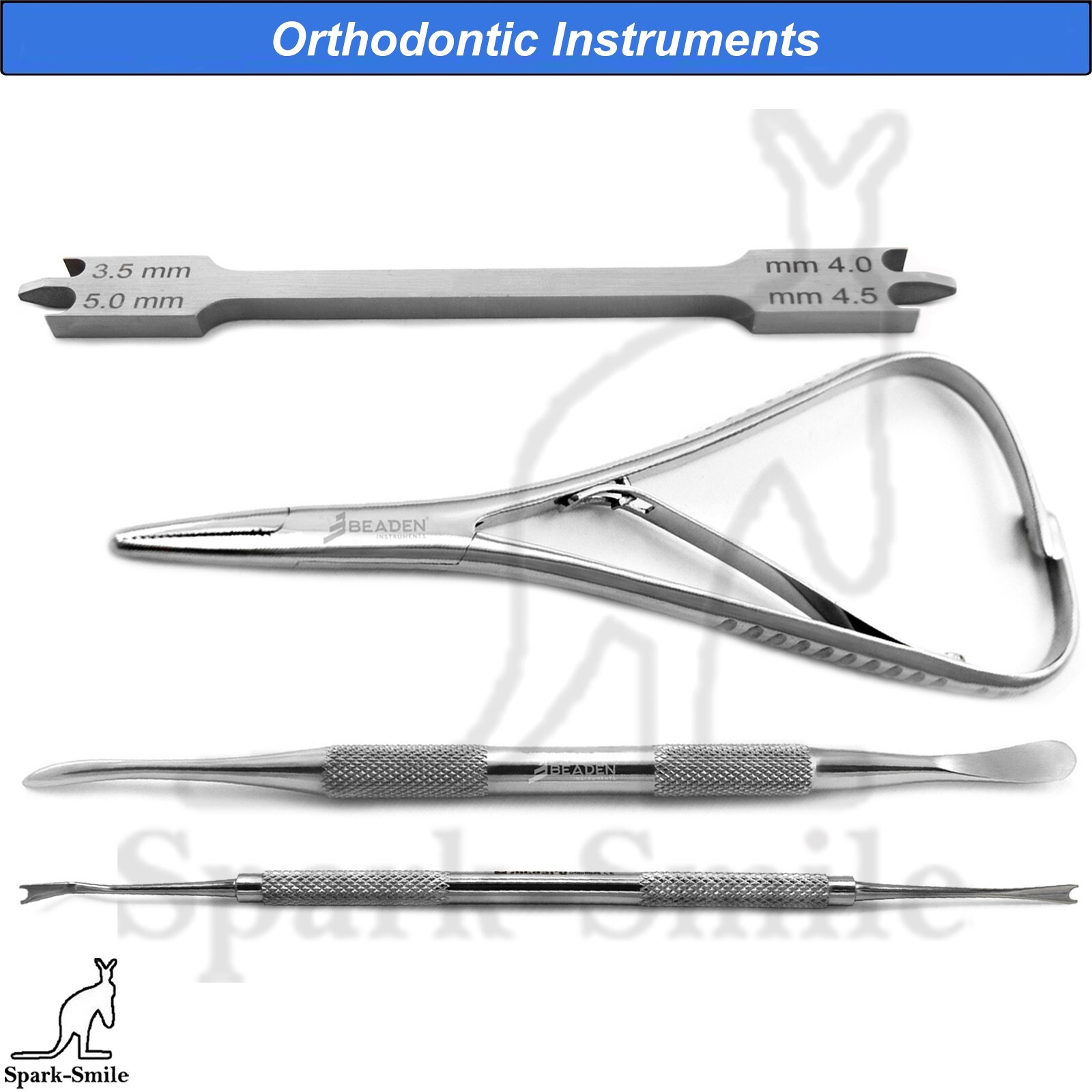 Bracket Height Gauge Ligature Director T Tucker Orthodontic Needle Holder Kit