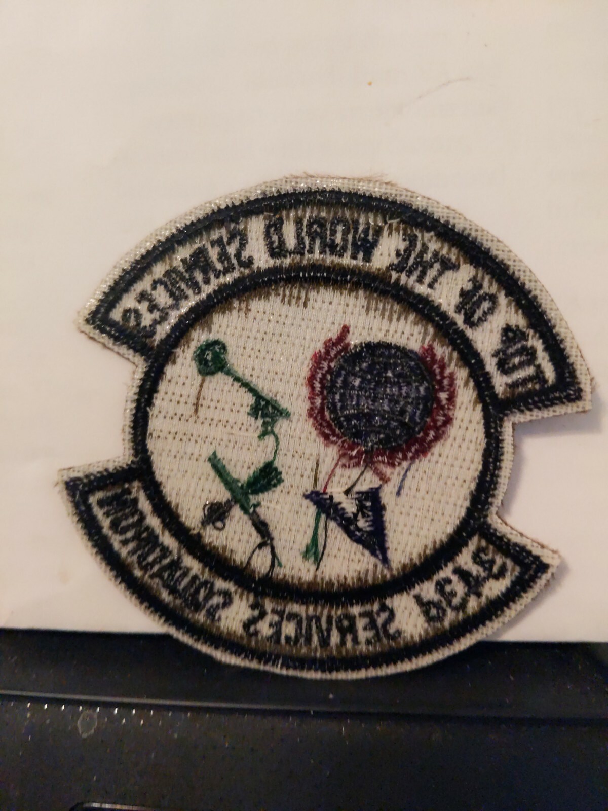 USAF 343rd Services Squadron Patch 3 x 3 inches