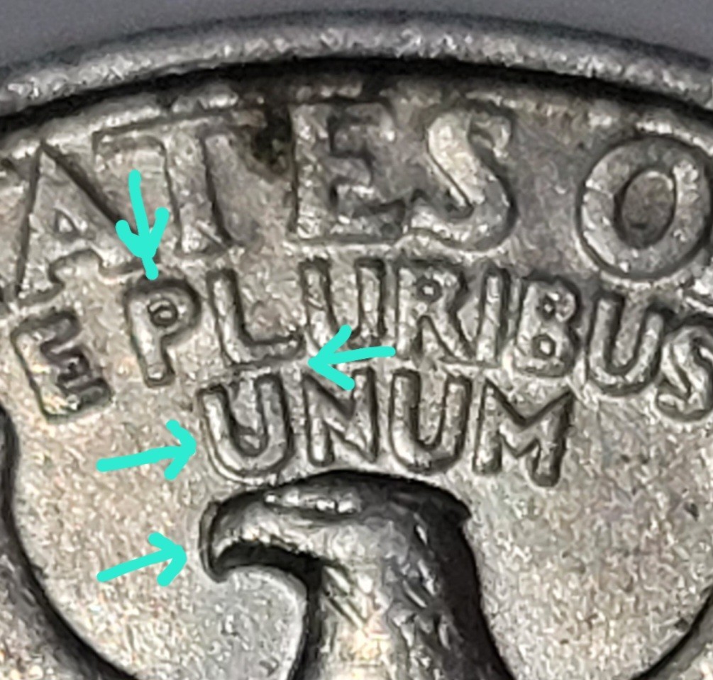 1994 D Washington Quarter, DDR in Pluribus and Unum andthe Eagle's Beak