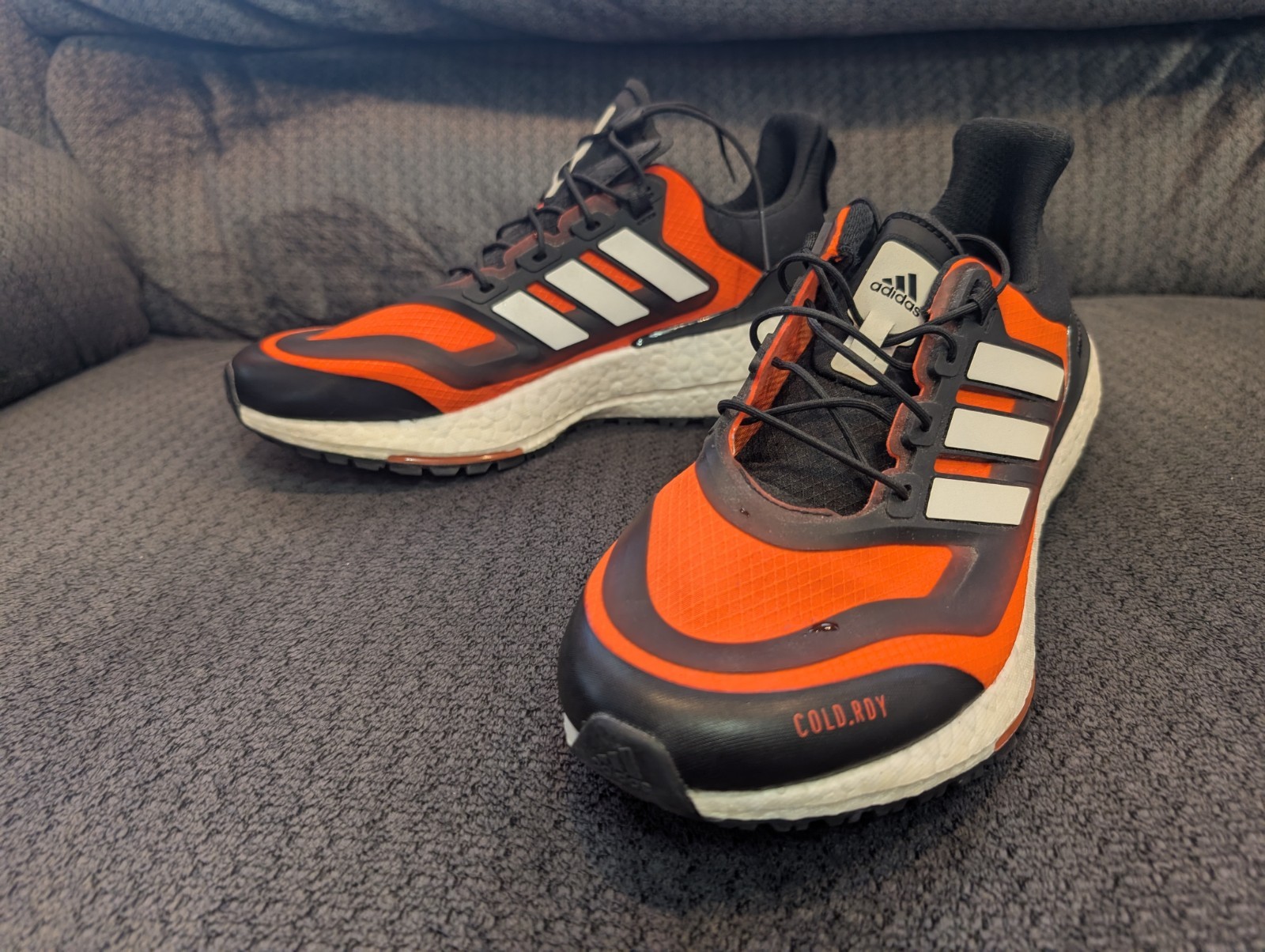 Adidas Ultraboost 22 C.RDY II Men's Running Shoes Orange Black White GX6689