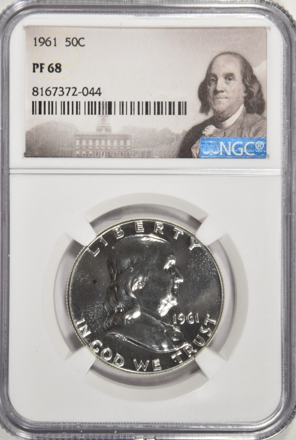 1962 PROOF FRANKLIN HALF DOLLAR ~ NGC PF68 ~ PRICED RIGHT!