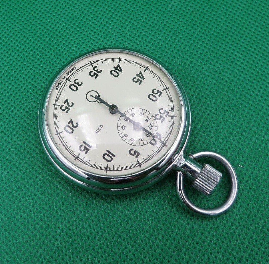 Mechanical Stopwatch Vintage Soviet USSR