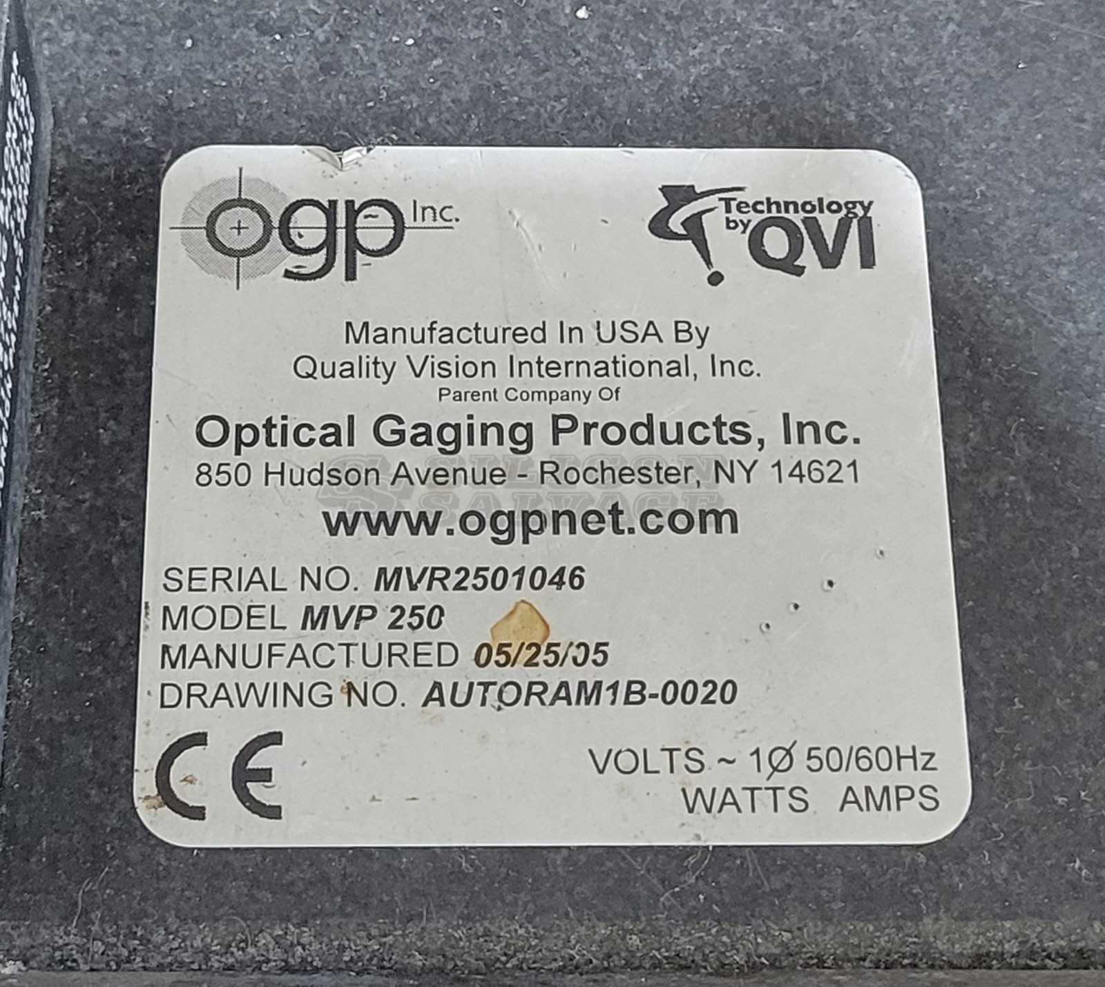 OGP MVP 250 Vision Measurement System Smartscope