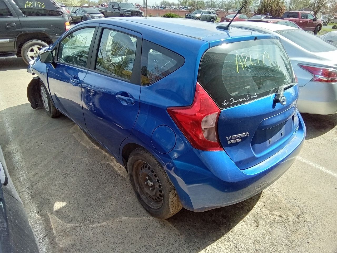 Used Front Left Steering Knuckle fits: 2016 Nissan Versa Sdn L. from 2/12 Front