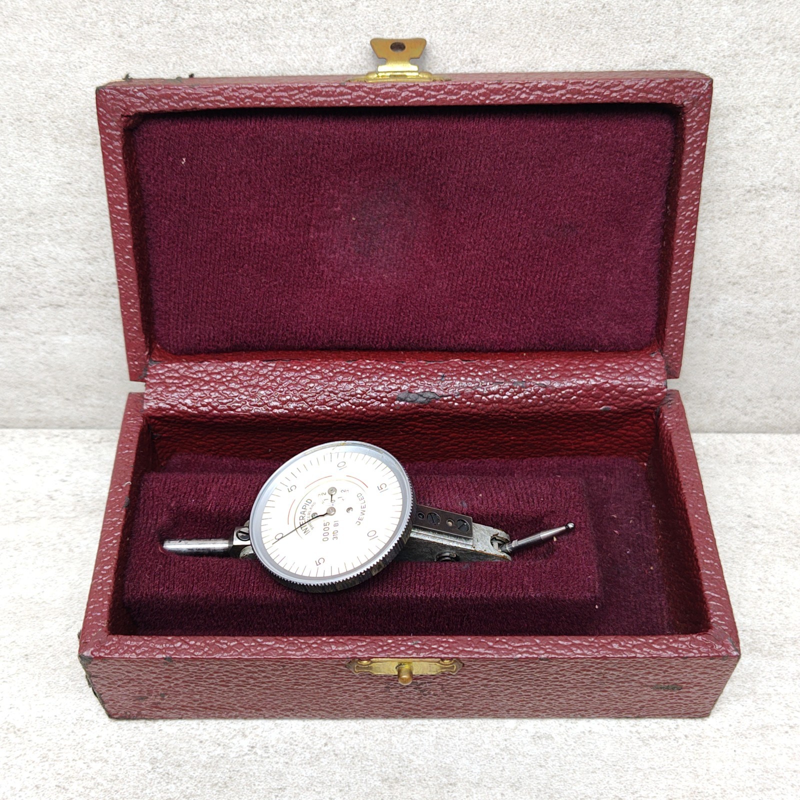 Interapid 310-B1 Dial Test Indicator .0005", No Lens Swiss Made
