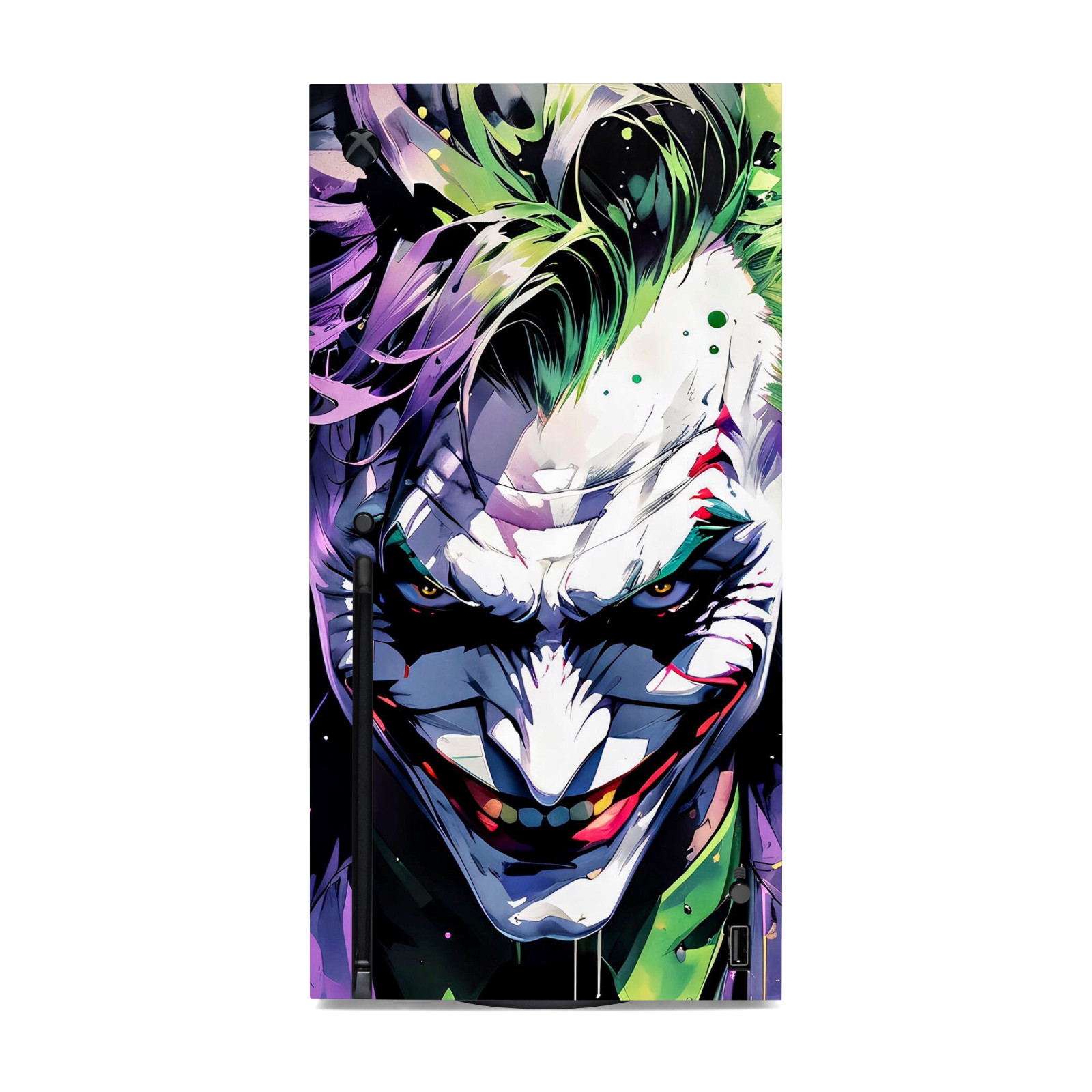 Xbox Series X Console Skin Vinyl Decal Joker Front Warp