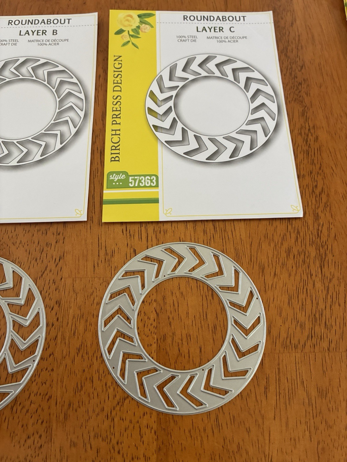 Birch Press Design Roundabout Layer 3-piece Die Set