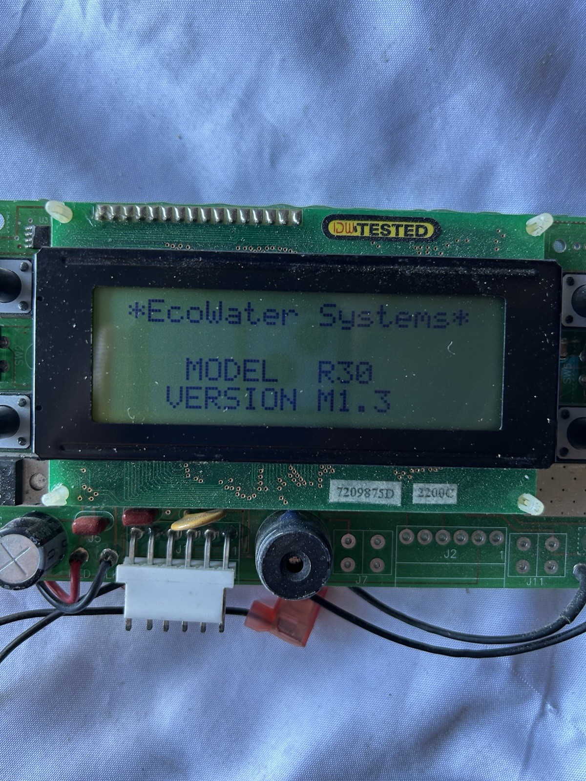 EcoWater R30 Version M1.3 Water Softener Circuit Control Board Only, Tested